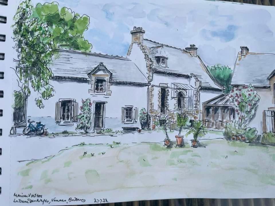 Bed and Breakfast Les Dames De Nage Grand-Champ Exteriér fotografie
